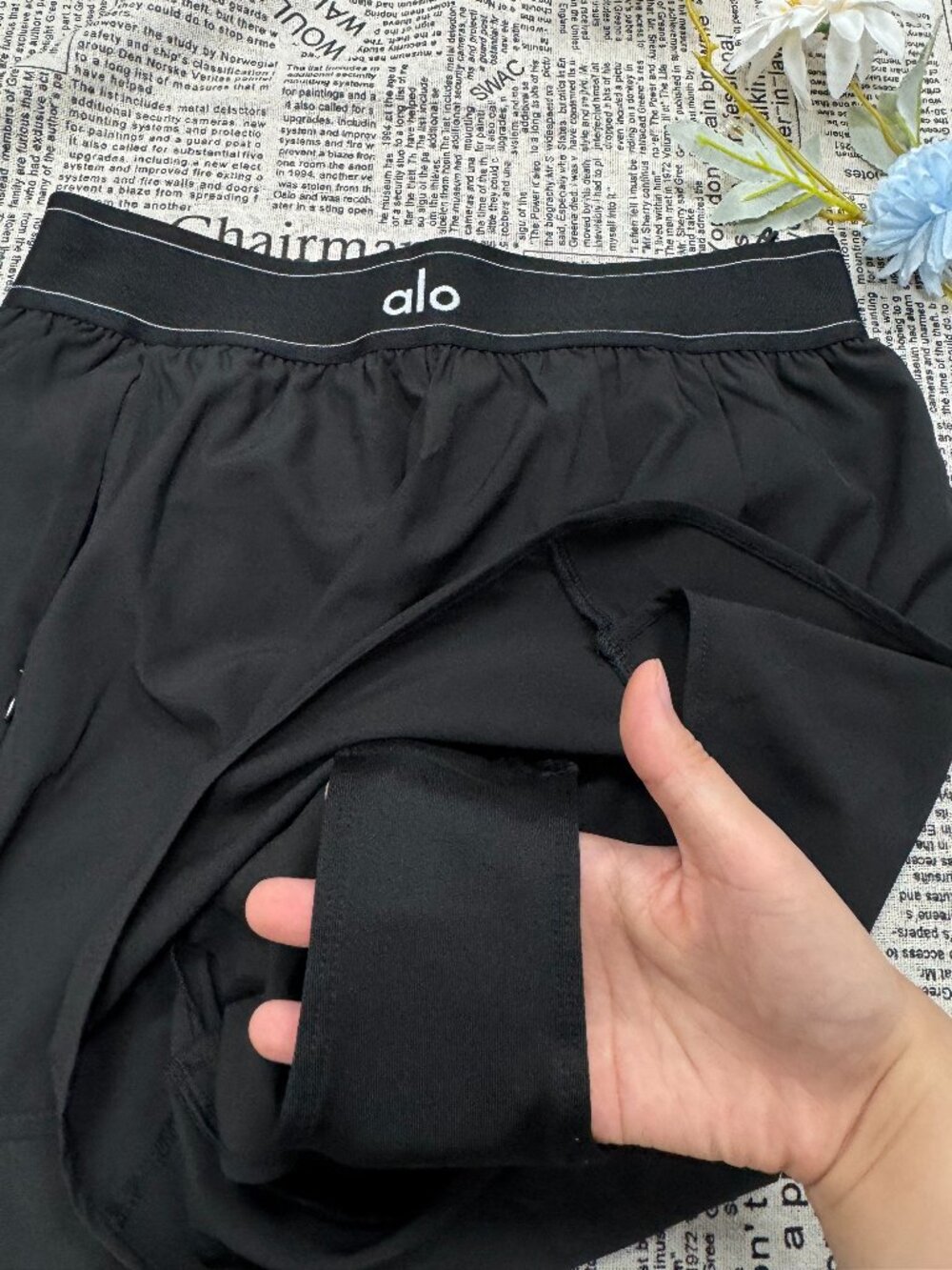NWT🖤Alo Yoga Match Point Short Black Athletic Activewear - Picture 5 of 7